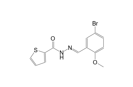 N'-[(E)-(5-bromo-2-methoxyphenyl)methylidene]-2-thiophenecarbohydrazide