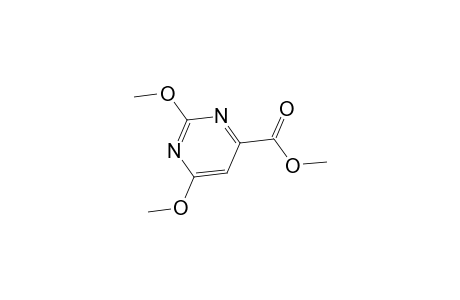 4-Pyrimidinecarboxylic acid, 2,6-dimethoxy-, methyl ester