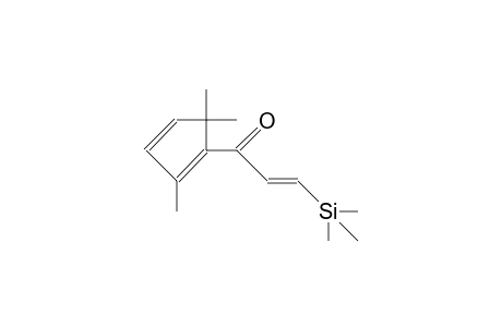 1-(2,5,5-Trimethyl-cyclopenta-1,3-dien-1-yl)-3-trimethylsilyl-prop-2-en-1-one