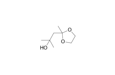 2-methyl-1-(2-methyl-1,3-dioxolan-2-yl)propan-2-ol