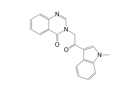 4(3H)-quinazolinone, 3-[2-(1-methyl-1H-indol-3-yl)-2-oxoethyl]-
