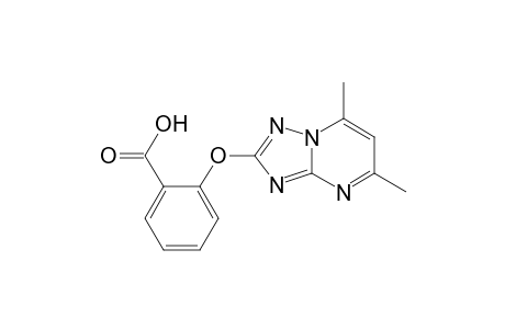 2-(5,7-dimethyl-[1,2,4]triazolo[1,5-a]pyrimidin-2-yloxy)benzoic acid