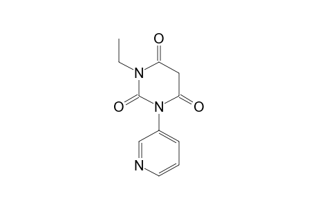 2,4,6(1H,3H,5H)-pyrimidinetrione, 1-ethyl-3-(3-pyridinyl)-