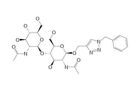 4-[2-ACETAMIDO-2-DEOXY-4-O-(2-ACETAMIDO-2-DEOXY-BETA-D-GLUCOPYRANOSYL)-BETA-D-GLUCOPYRANOSYL-OXYMETHYL]-1-BENZYL-1H-1,2,3-TRIAZOLE