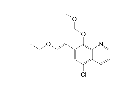 5-Chloro-7-(2-ethoxyethenyl)-8-(methoxymethoxy)quinoline