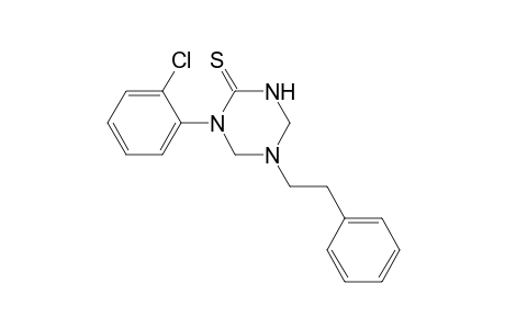 1-(2-Chlorophenyl)-5-(2-phenylethyl)-1,3,5-triazinane-2-thione
