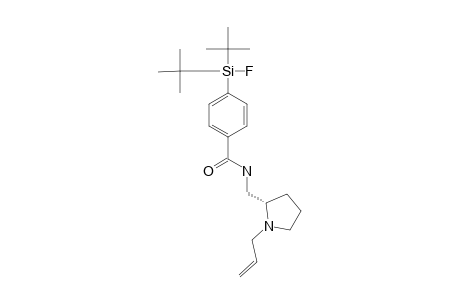 (S)-N-[(1-ALLYLPYRROLIDINE-2-YL)-METHYL]-4-(DI-TERT.-BUTYLFLUOROSILYL)-BENZAMIDE;SIFA-DDMFP