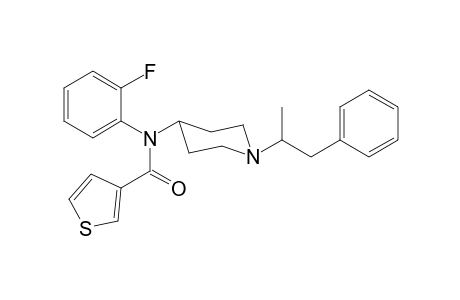 N-2-Fluorophenyl-N-[1-(1-phenylpropan-2-yl)piperidin-4-yl]-thiophene-3-carboxamide