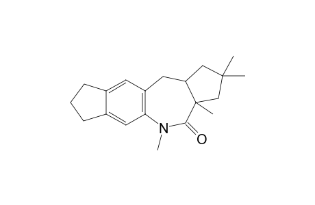 5,6a,8,8-tetramethyl-2,3,6a,7,8,9,9a,10-octahydro-1H-cyclopenta[e]indeno[5,6-b]azepin-6(5H)-one