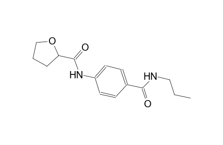 N-{4-[(propylamino)carbonyl]phenyl}tetrahydro-2-furancarboxamide