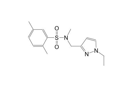 benzenesulfonamide, N-[(1-ethyl-1H-pyrazol-3-yl)methyl]-N,2,5-trimethyl-