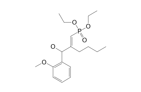 (E)-2-butyl-3-diethoxyphosphoryl-1-(2-methoxyphenyl)prop-2-en-1-ol