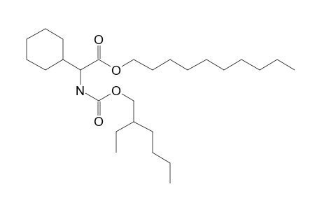 Glycine, 2-cyclohexyl-N-(2-ethylhexyl)oxycarbonyl-, decyl ester