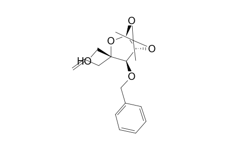 3-O-Benzyl-5,6,7-trideoxy-1,2-O-isopropylidene-4-C-(hydroxymethyl).alpha.-L-arabino-hept-6-enofuranose