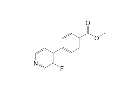 3-Fluoro-4-[(4-methoxycarbonyl)phenyl]pyridine