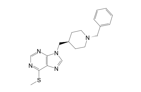9-[[1-(benzyl)-4-piperidyl]methyl]-6-(methylthio)purine