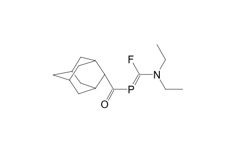 (Z)-(1-Diethylamino-1-fluoro)-2-adamantoylmethylenphosphane