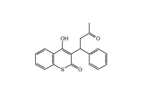 3-(alpha-ACETONYLBENZYL)-4-HYDROXY-1-THIOCOUMARIN
