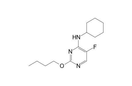 2-Butoxy-N-cyclohexyl-5-fluoropyrimidin-4-amine