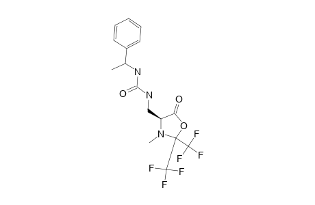 (4S)-3-METHYL-4-(N-(D-ALPHA-METHYLBENZYLAMINO)-CARBONYLAMINO)-METHYL-2,2-BIS-(TRIFLUOROMETHYL)-1,3-OXAZOLIDIN-5-ONE