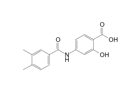 4-(3,4-dimethylbenzamido)salicylic acid