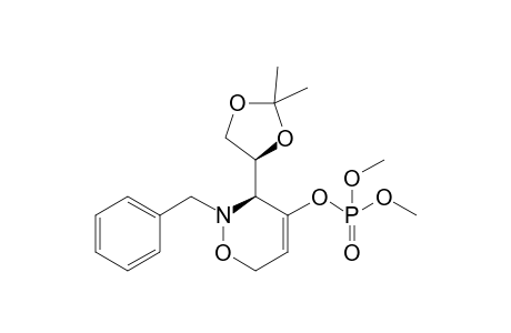 (3S,4'S)-Dimethyl [2-Benzyl-3-(2',2'-dimethyl-1',3'-dioxolan-4'-yl)-3,6-dihydro-2H-1,2-oxazin-4-yl]phosphate