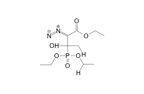 DIETHYL 1-HYDROXY-1-CARBOETHOXYDIAZOMETHYLETHYLPHOSPHONATE