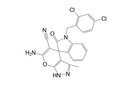 6'-amino-1-(2,4-dichlorobenzyl)-3'-methyl-2-oxo-1'H-spiro[indoline-3,4'-pyrano[2,3-c]pyrazole]-5'-carbonitrile