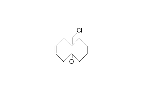 anti-6-(Chloro-methylidene)-cyclodec-2-enone