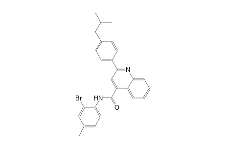 N-(2-bromo-4-methylphenyl)-2-(4-isobutylphenyl)-4-quinolinecarboxamide