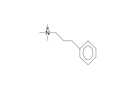 (3-Phenyl-propyl)-trimethyl-ammonium cation