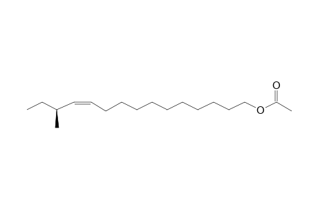 (S)(+)-Z-13-methyl-11-pentadecen-1-ol acetate