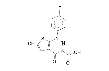 Thieno[2,3-c]pyridazine-7(4H)-one-6-carboxylic acid, 2-chloro-4-(p-fluorophenyl)-