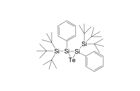 1,2-Bis(t-tributylsilyl)-1,2-diphenyltelluradisilirane