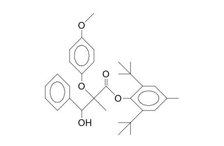 (2RS, 3Sr)-2-methyl-3-hydroxy-2-(4-methoxy-phenoxy)-3-phenyl-propanoic acid, 4-methyl-2,6-di-tert-butyl-phenyl ester