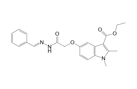 1-Methyl-5-benzalhydrazinocarbonylmethoxy-3-ethoxycarbonyl-2-methylindole