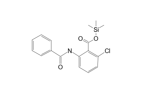 2-(Benzoylamino)-6-chlorobenzoic acid, tms derivative