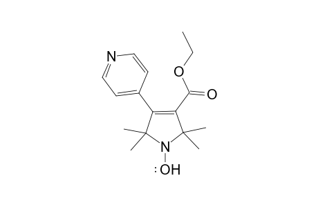 4-(4-Pyridinyl)-3-ethoxycarbonyl-2,2,5,5-tetramethyl-2,5-dihydro-1H-pyrrolidin-1-yloxyl radical