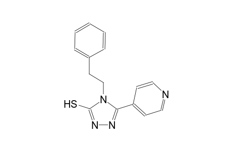 4-(2-Phenylethyl)-5-(4-pyridinyl)-4H-1,2,4-triazole-3-thiol