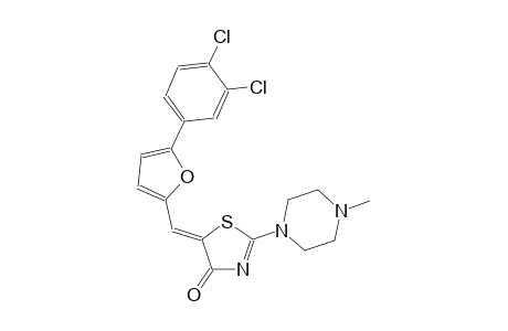 (5Z)-5-{[5-(3,4-dichlorophenyl)-2-furyl]methylene}-2-(4-methyl-1-piperazinyl)-1,3-thiazol-4(5H)-one