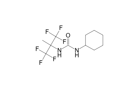 N-cyclohexyl-N'-[2,2,2-trifluoro-1-methyl-1-(trifluoromethyl)ethyl]urea