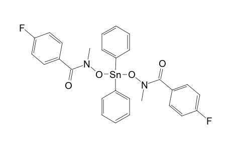 DIPHENYLTIN-(IV)-BIS-(N-METHYL-PARA-FLUOROBENZOHYDROXAMATE)