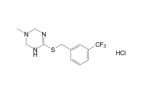 1-methyl-1,2,3,6-tetrahydro-4-[[m-(trifluoromethyl)benzyl]thio}-s-triazine, monohydrochloride