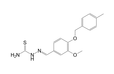 3-methoxy-4-[(4-methylbenzyl)oxy]benzaldehyde thiosemicarbazone