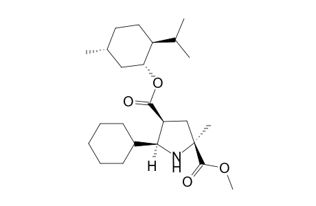 (1'R,2'S,5'R)-Menthyl r-2R-methoxycarbonyl-2-methyl-c-5R-cyclohexylpyrrolidine-c-4S-carboxylate