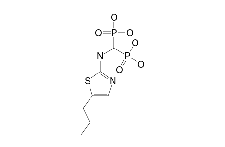 (5-PROPYLTHIAZOL-2-YL)-AMINOMETHYLENEBISPHOSPHONIC-ACID