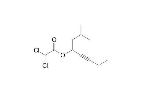 Dichloroacetic acid, 2-methyloct-5-yn-4-yl ester