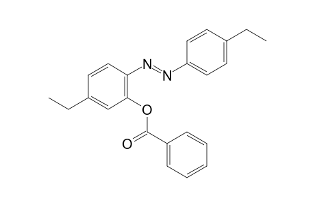 (E)-5-Ethyl-2-[(4-ethylphenyl)diazenyl]phenyl Benzoate
