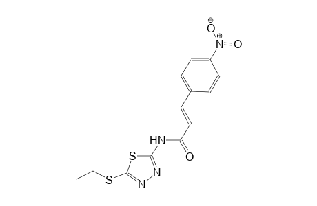 (2E)-N-[5-(ethylsulfanyl)-1,3,4-thiadiazol-2-yl]-3-(4-nitrophenyl)-2-propenamide