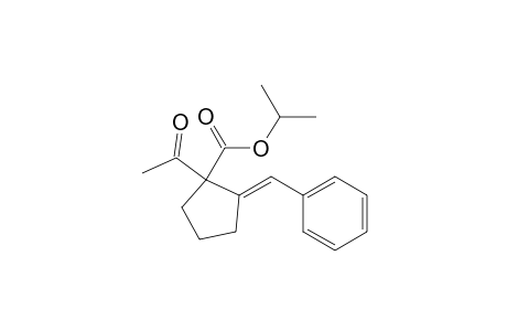 (E)-isopropyl 1-acetyl-2-benzylidenecyclopentanecarboxylate